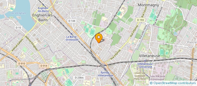 localisation de l'entreprise SCI KAMER  DEUIL-LA-BARRE