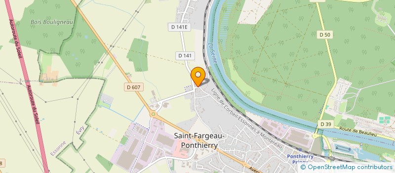 localisation de l'entreprise SCI KAMET  SAINT-FARGEAU-PONTHIERRY