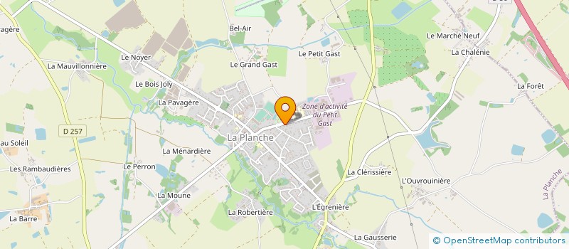 localisation de l'entreprise SCI KAMGI'S  LA PLANCHE