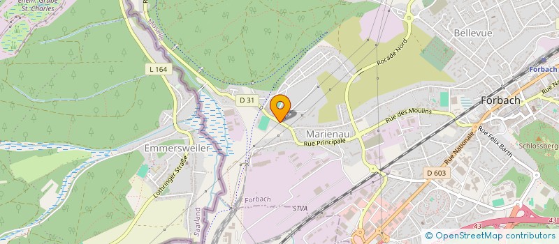 localisation de l'entreprise SCI KAMI  FORBACH