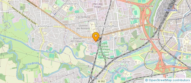 localisation de l'entreprise SCI KAMI  STRASBOURG