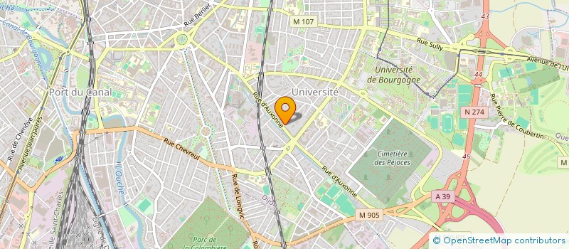 localisation de l'entreprise SCI KAMIBE  DIJON