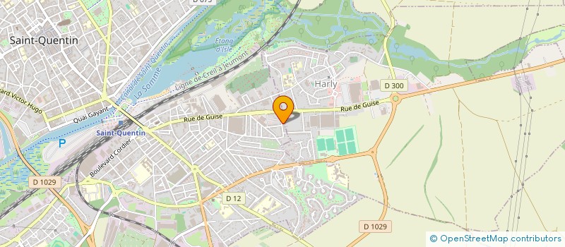 localisation de l'entreprise SCI KAMICK à SAINT-QUENTIN