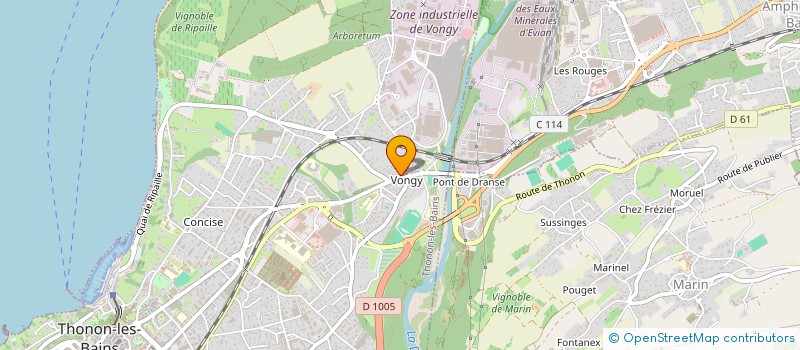 localisation de l'entreprise SCI KAMIL à THONON-LES-BAINS