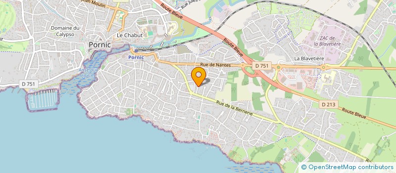 localisation de l'entreprise SCI KAMILIA  PORNIC