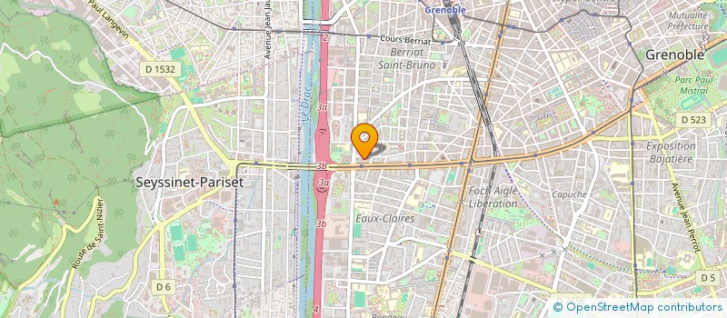localisation de l'entreprise SCI KAMILLA  GRENOBLE