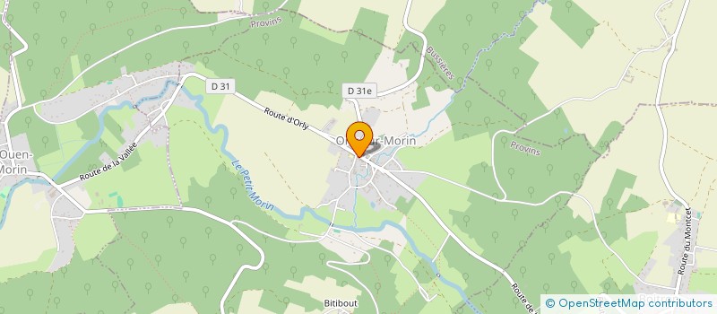 localisation de l'entreprise SCI KAMITEC IMMOBILIER  ORLY-SUR-MORIN