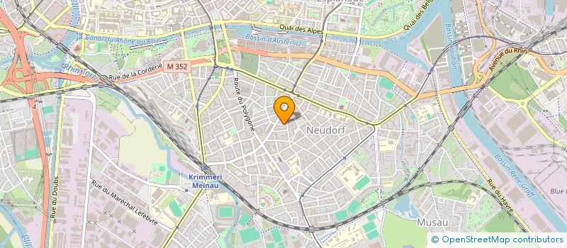 localisation de l'entreprise SCI KAMMERFELD  STRASBOURG