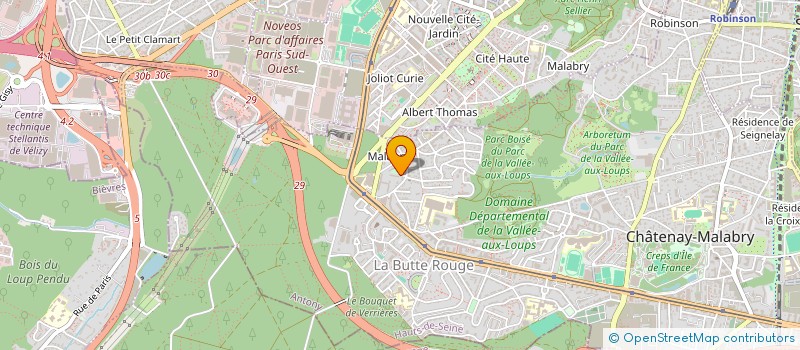 localisation de l'entreprise SCI KAMMY  CHATENAY-MALABRY