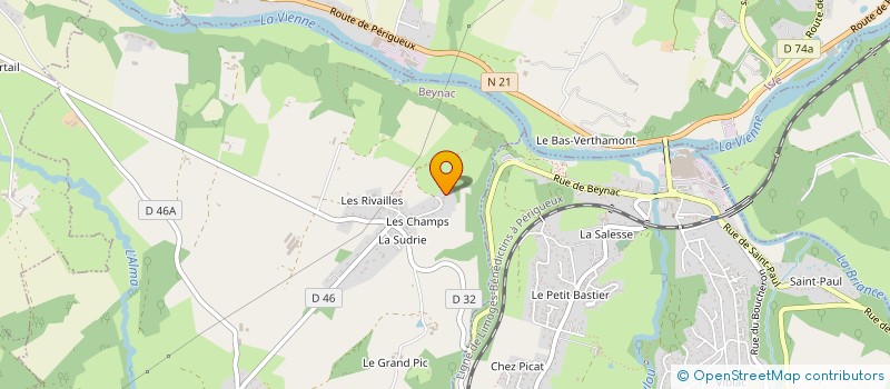 localisation de l'entreprise SCI KAMOURASKA à BEYNAC