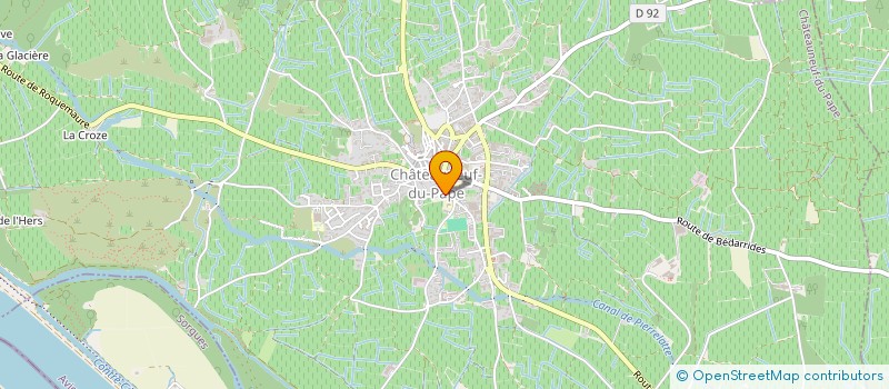 localisation de l'entreprise SCI KAMSA  CHATEAUNEUF-DU-PAPE