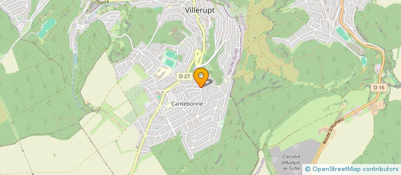 localisation de l'entreprise SCI-KAMU  VILLERUPT