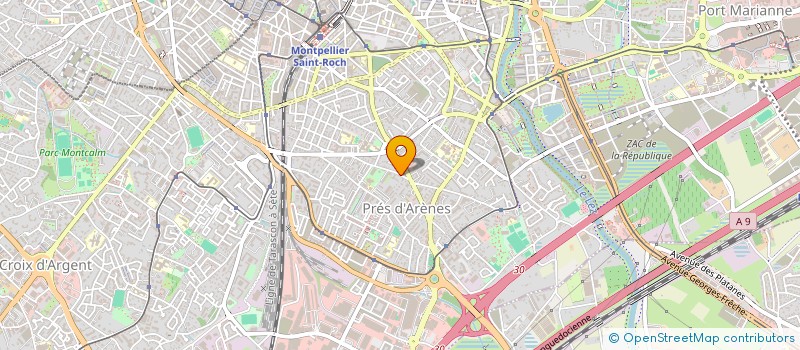 localisation de l'entreprise SCI KAMYS à MONTPELLIER
