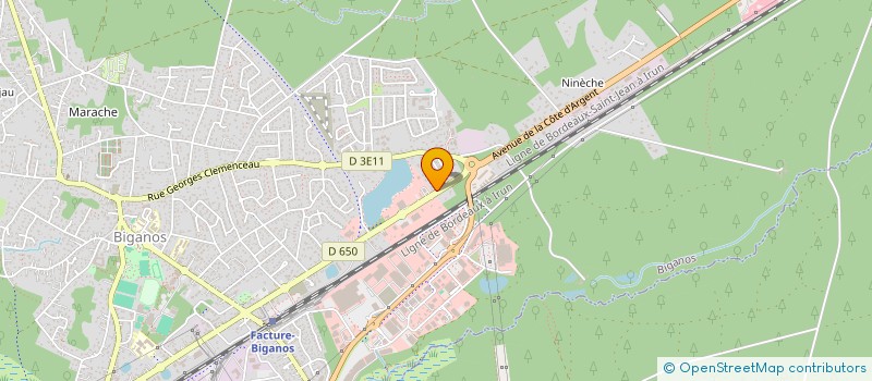 localisation de l'entreprise SCI KAN  BIGANOS