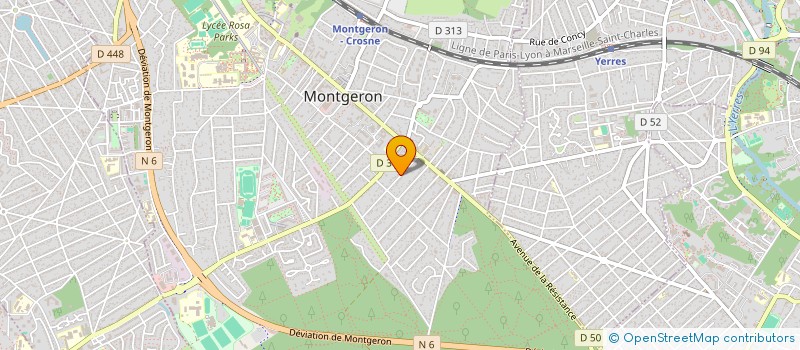localisation de l'entreprise SCI KAN AR PENNDUIGED à MONTGERON