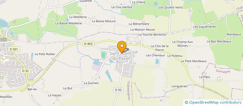 localisation de l'entreprise SCI KANA  CHATEAUGIRON