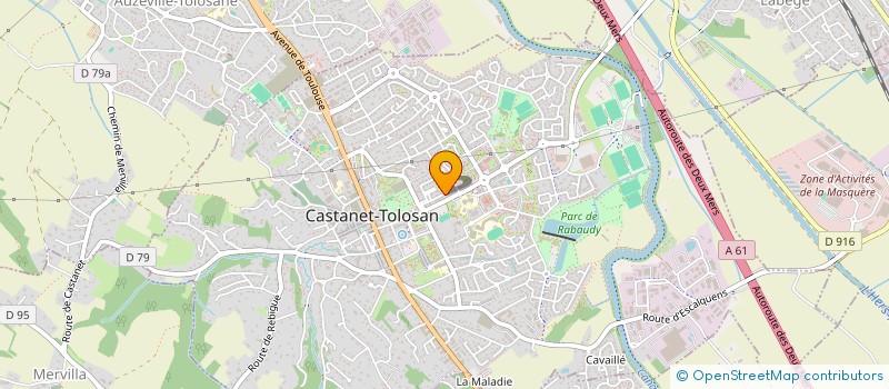 localisation de l'entreprise SCI KANA  CASTANET-TOLOSAN