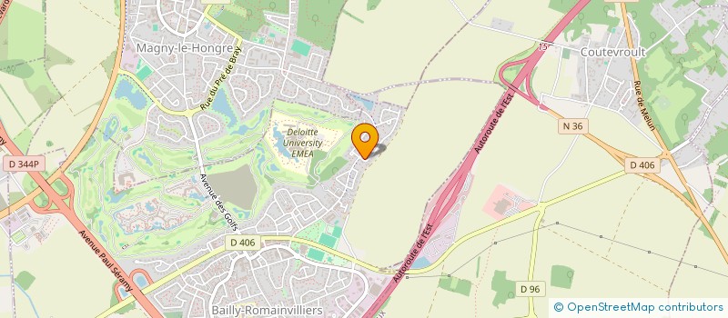 localisation de l'entreprise SCI KANA  BAILLY-ROMAINVILLIERS