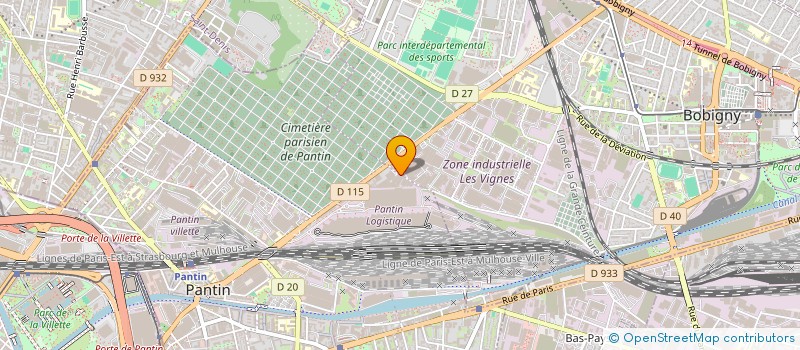 localisation de l'entreprise SCI KANA II à BOBIGNY