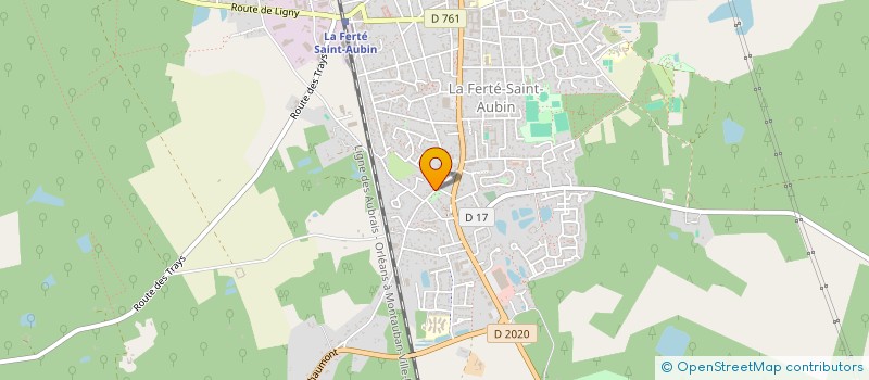 localisation de l'entreprise SCI KANAKY  LA FERTE-SAINT-AUBIN