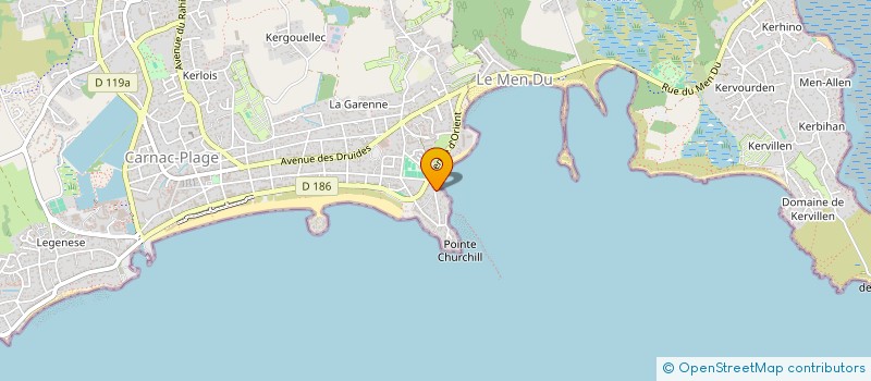 localisation de l'entreprise SCI KANAL  CARNAC