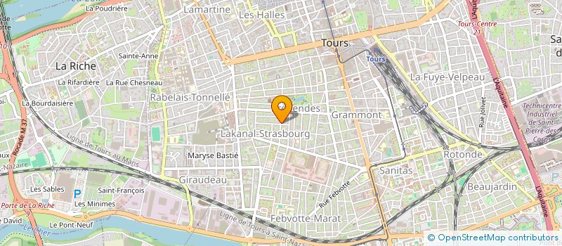 localisation de l'entreprise SCI KANAL 42  TOURS