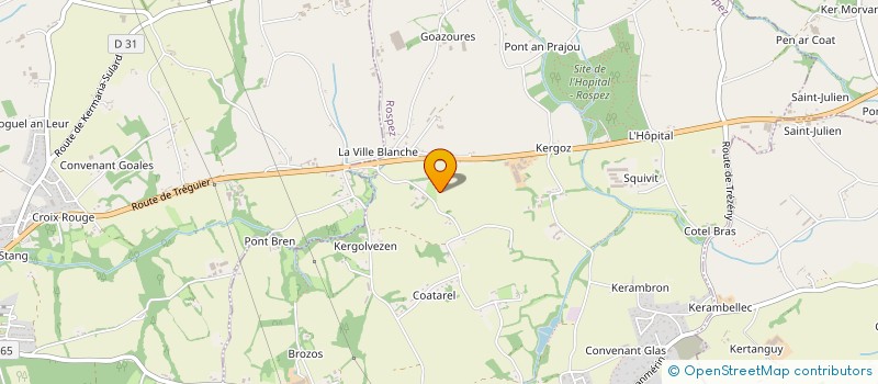 localisation de l'entreprise SCI KANATA  PLOUMILLIAU