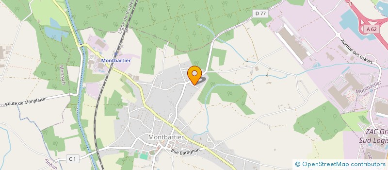 localisation de l'entreprise SCI KANDAHAR  MONTECH