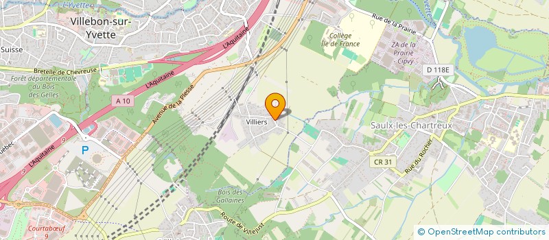 localisation de l'entreprise SCI KANDER  VILLEBON-SUR-YVETTE