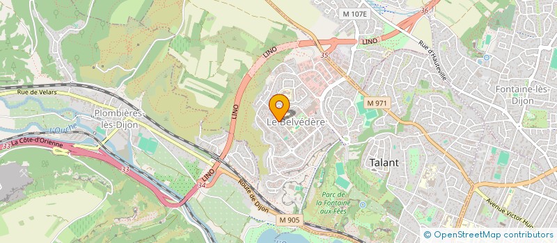 localisation de l'entreprise SCI KANE  TALANT