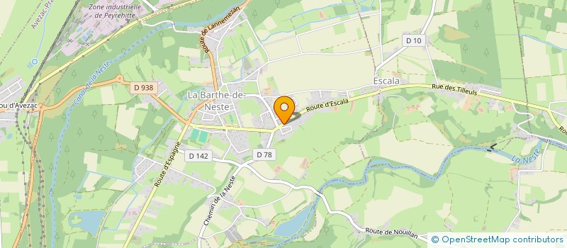 localisation de l'entreprise SCI KANEKA  LA BARTHE-DE-NESTE