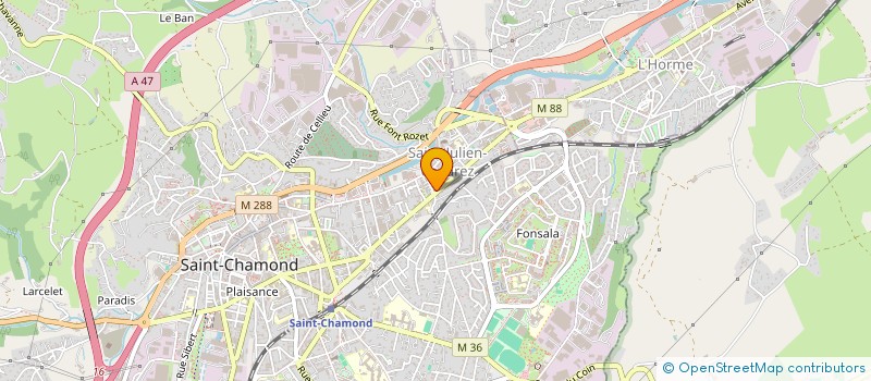 localisation de l'entreprise SCI KANEL  SAINT-CHAMOND