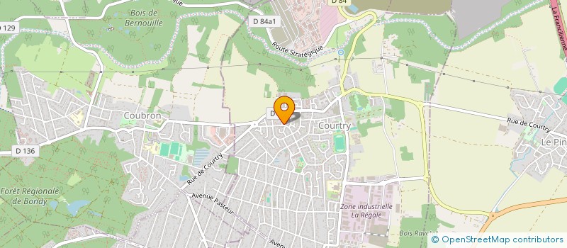 localisation de l'entreprise SCI KANELL à COURTRY