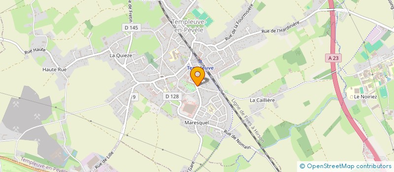 localisation de l'entreprise SCI KANGOUROU  TEMPLEUVE-EN-PEVELE