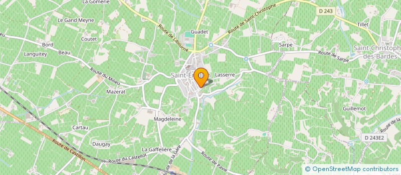 localisation de l'entreprise SCI KANGOUROU  SAINT-EMILION