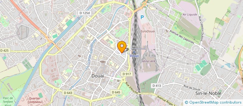 localisation de l'entreprise SCI KANGOUROU à DOUAI
