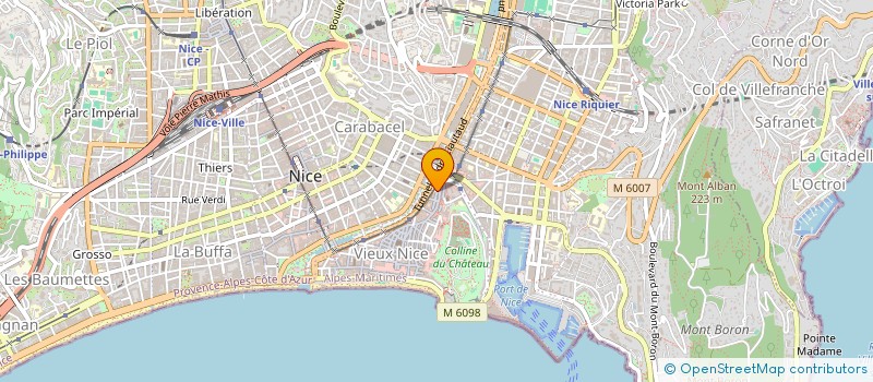 localisation de l'entreprise SCI KANI à NICE