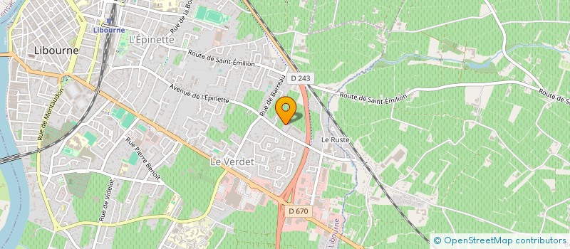 localisation de l'entreprise SCI KANKA  LIBOURNE