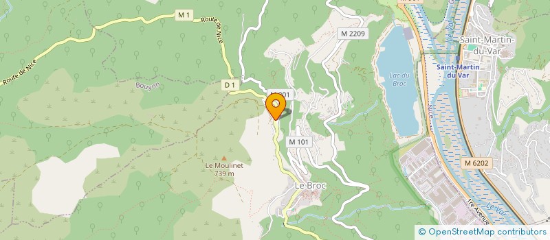 localisation de l'entreprise SCI KANKA13  LE BROC