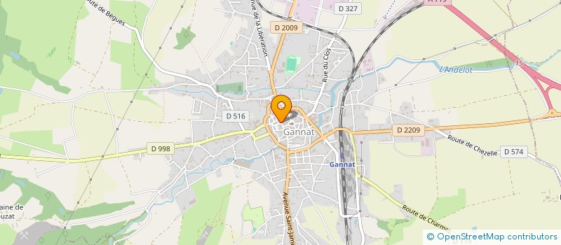 localisation de l'entreprise SCI KANKI à GANNAT