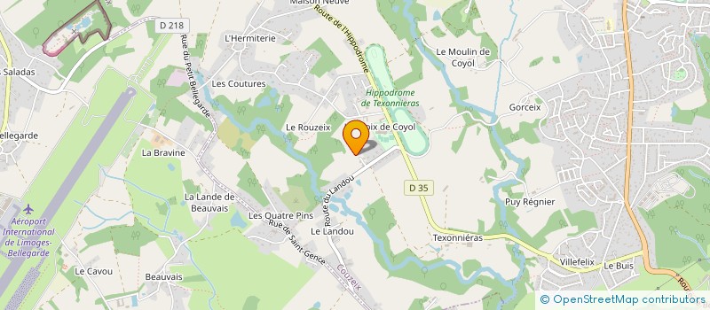 localisation de l'entreprise SCI KANNA à COUZEIX