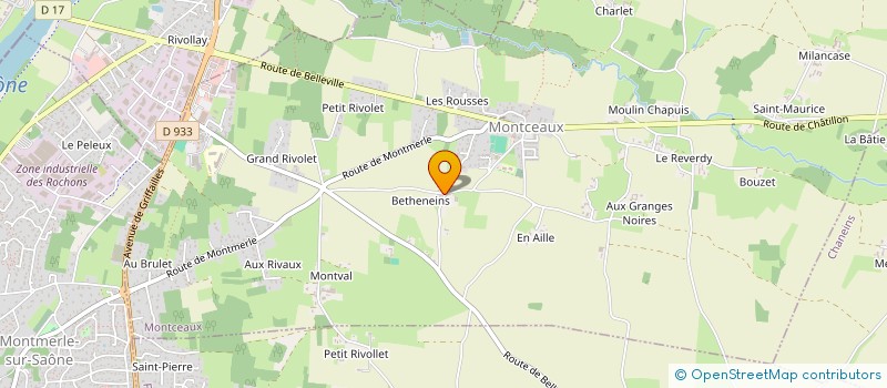 localisation de l'entreprise SCI KANNA  MONTCEAUX