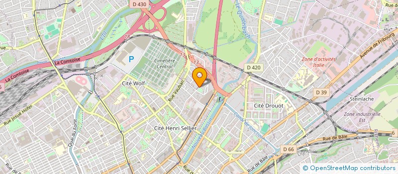 localisation de l'entreprise SCI KANO  ILLZACH