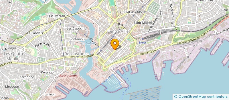 localisation de l'entreprise SCI KANT  BREST