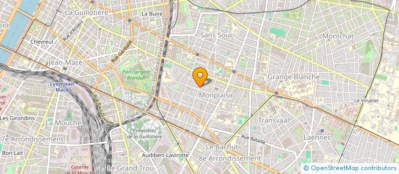 localisation de l'entreprise SCI KANTO  LYON