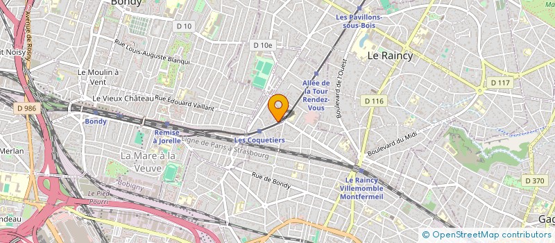 localisation de l'entreprise SCI KANTOR SCHMIT  VILLEMOMBLE