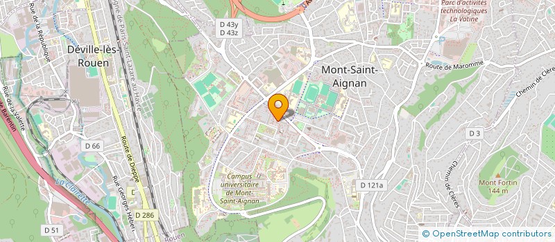 localisation de l'entreprise SCI KANUYA  MONT-SAINT-AIGNAN