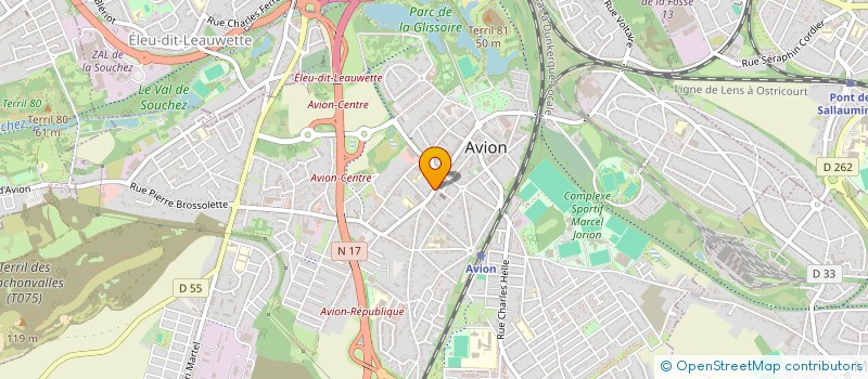 localisation de l'entreprise SCI KANZI  LIEVIN