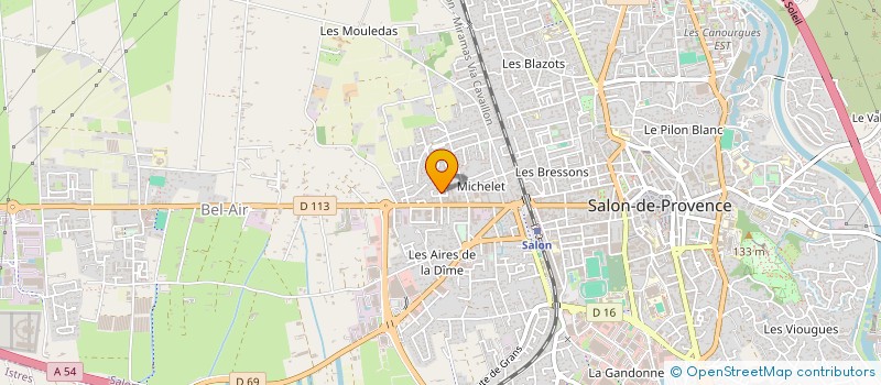 localisation de l'entreprise SCI KAOLI  SALON-DE-PROVENCE