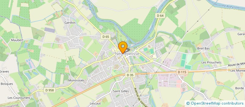 localisation de l'entreprise SCI KAOLINITE  NEGREPELISSE